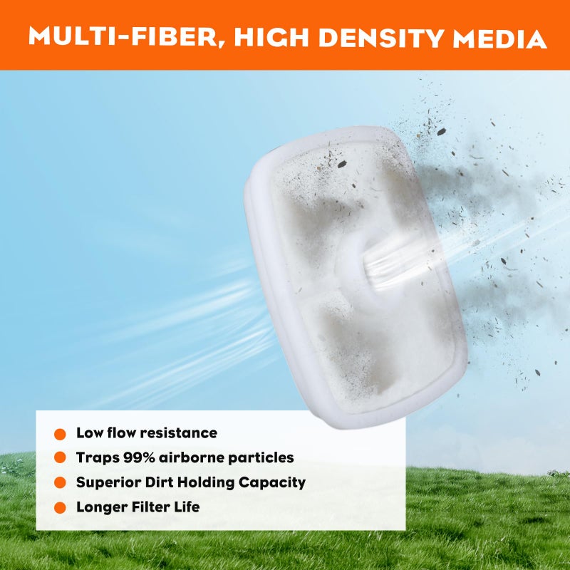 Hipa SRM225 Repower Tune-Up Kit Air Filter for Echo SRM210 GT200 GT225 PAS225 ES210 ES250 String Trimmer PB200 PB250 PB250LN PB2100 Blower - Image 4